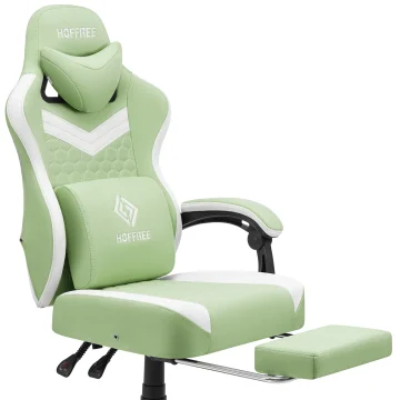 Ergonomic Gaming Office Chair with Footrest & Speakers 1