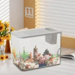 Betta Aquarium Tank Transparent Small Fish Bowl 5 | PricZone