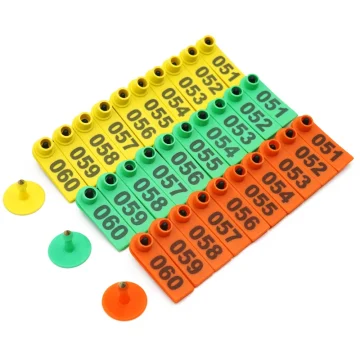 100Pcs Sheep Ear Tags with Laser Typing for Livestock 1