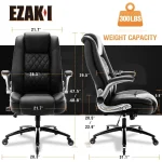 High Back Executive Office Chair with Flip Arms 3 | PricZone