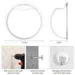 Clear Wall Mounted 1 Gallon Fish Tank Set 2 | PricZone