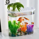 Plastic Tabletop Fish Tank Hydroponics Aquarium 1 | PricZone