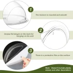 Clear Wall Mounted 1 Gallon Fish Tank Set 4 | PricZone