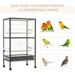 54inch Rolling Flight Cage Extra Large Bird House 4 | PricZone 54 inch Rolling Flight Cage Extra Large Bird House 4 | PricZone