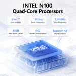 FIREBAT T8 PLUS Mini PC Intel N100 8GB 256GB SSD 4 | PricZone