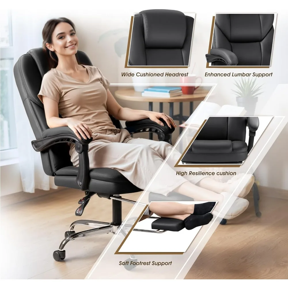Ergonomic Executive Office Chair with Foot Rest 4 | PricZone Ergonomic Executive Office Chair with Foot Rest 4 | PricZone
