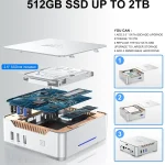 ACEMAGIC GK3PLUS Mini PC 16GB 1TB SSD Alder Lake N95 4 | PricZone