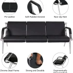 Kinfant 5 seat Reception Chairs with Armrests 4 | PricZone