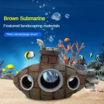 Resin Submarine Aquarium Ornament Fish Tank Decor 4 | PricZone Resin Submarine Aquarium Ornament Fish Tank Decor 4 | PricZone
