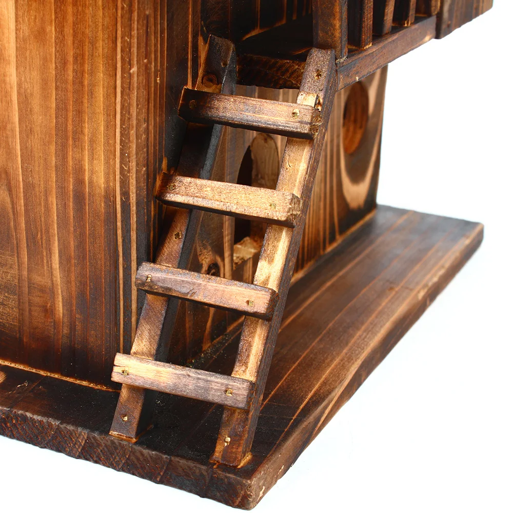 Outdoor Wooden Hanging Cage House for Birds and Squirrels 6 | PricZone Outdoor Wooden Hanging Cage House for Birds and Squirrels 6 | PricZone