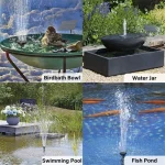 Aquarium Solar Water Pump Hydroponics Filter Aeration Fish Tank Rockery Water Pumping Submersible Pump Pond Fountain Garden 6 | PricZone