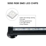 Aquarium Underwater Air Bubble LED Light Fish Tank RGB Submersible Lamp + Remote 5 | PricZone