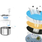 Smart 2L Cat Water Fountain Stainless Steel 4 | PricZone