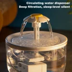 Automatic Cat Water Fountain 1L USB Quiet Bowl 2 | PricZone
