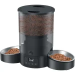 Dual Cat Feeder with Timer and Stainless Bowls 1 | PricZone