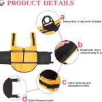 Reflective Ripstop Dog Life Jacket with Handle 5 | PricZone