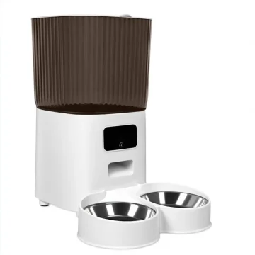 Smart WiFi Pet Feeder with Dual Bowls 5L 1 | PricZone