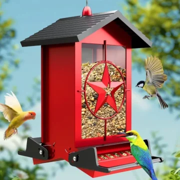 Squirrel Proof Outdoor Bird Feeder 5LB Metal 1 | PricZone