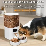 WiFi Smart Pet Feeder with Dual Bowls   5L 5 | PricZone