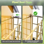 Hanging Metal Bird Feeder with Suet Cages 6 | PricZone