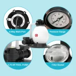 High Flow 14 16in Pool Filter Pump System 4 | PricZone