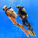 Cute Resin Frogman Aquarium Ornaments Interesting Floating Decoration Simulated Mini Diver Fish Tank Aquarium Accessories 2 | PricZone