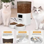 WiFi Smart Pet Feeder with Dual Bowls   5L 4 | PricZone