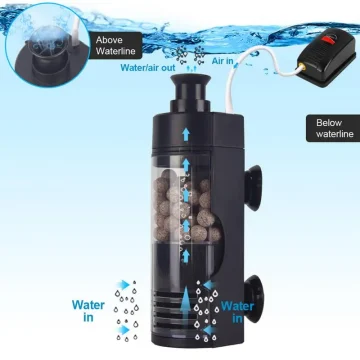 Aquarium Bio Filter with Air Pump  Skimmer 1 | PricZone
