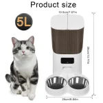 Smart WiFi Pet Feeder with Dual Bowls 5L 6 | PricZone