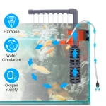 3W 5W Fish Tank Mini Add Oxygen Pump Mini Filter Water Flow Internal Fish Turtle Tank Circulation Fish Tank Submersible Aquarium 6 | PricZone