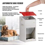 Large Dog Gravity Feeder 25lbs Wall Mount 5 | PricZone