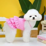 2023 Spring Pet Clothes Dog Princess Dresses Puppy Dress Pet Skirt Puppy Dog Princess Dresses for Small Medium Cat Costume Pug 4 | PricZone