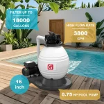 High Flow 14 16in Pool Filter Pump System 3 | PricZone