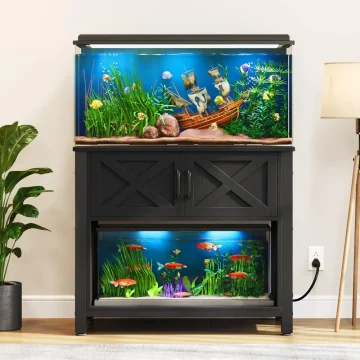 Aquarium Stand with Storage and Power Outlets 1 | PricZone