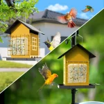 Hanging Metal Bird Feeder with Suet Cages 5 | PricZone