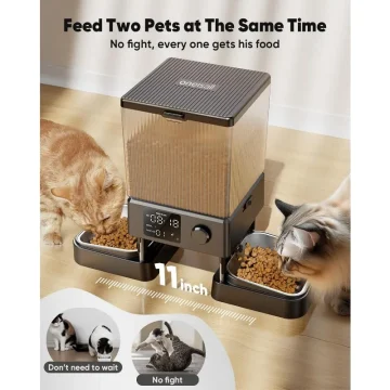 Automatic Cat Feeder for Two Cats 5L 2 | PricZone