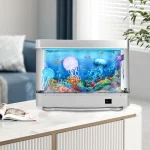 Virtual Aquarium Lamp with Moving Fish Display 2 | PricZone