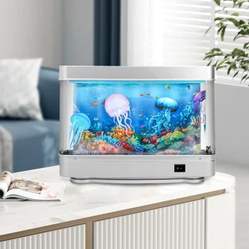 Virtual Aquarium Lamp with Moving Fish Display 2