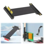 PCIe 40 X1 X4 90 Degree Riser Cable Extender 3 | PricZone