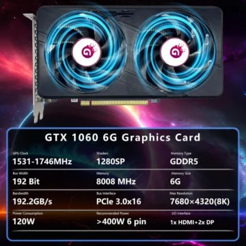 GTX 1060 6GB GDDR5 192bit VR Ready Graphics Card 2 | PricZone