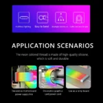 COOLMOON RGB Light Strip Bar PC Extension Kit 5 | PricZone