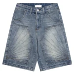 Vintage Washed Y2k Baggy Denim Jorts 1 | PricZone