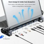 10 in 1 USB C Laptop Docking Station Hub 2 | PricZone