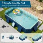 Foldable Large Family Outdoor Swimming Pool 4 | PricZone