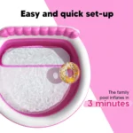 Pink Inflatable Round Backyard Pool 88x85x21 3 | PricZone