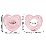 Pink Heart Inflatable Pool Seat for Girls 5 | PricZone