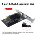 6 Port SATA 30 to PCIe Expansion Card Adapter 3 | PricZone
