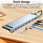 11 in 1 USB C Dock for Triple Display Setup 5 | PricZone