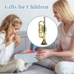 Kids Brass Trumpet Toy for Music Learning 3 | PricZone