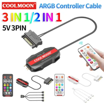 ARGB 5V Fan Controller with SATA Sync Cable 1 | PricZone